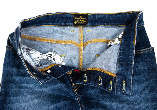 Vivienne Westwood ANGLOMANIA Squiggle Taping Distressed Jeans K-172374_009