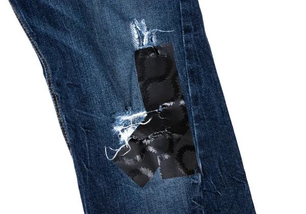 Vivienne Westwood ANGLOMANIA Squiggle Taping Distressed Jeans K-172374_011