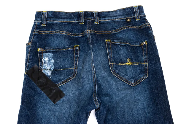 Vivienne Westwood ANGLOMANIA Squiggle Taping Distressed Jeans K-172374_016