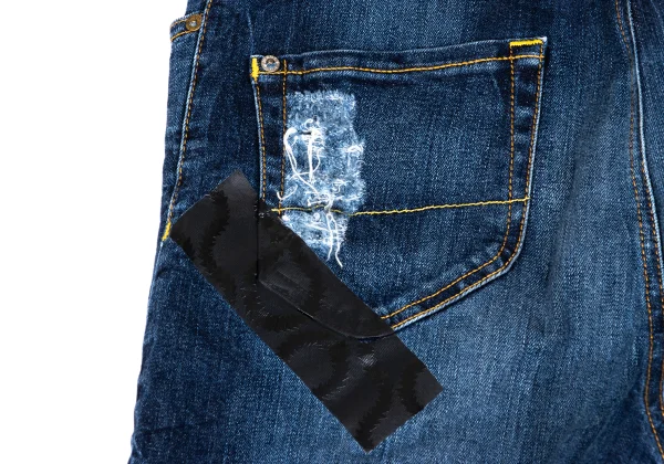 Vivienne Westwood ANGLOMANIA Squiggle Taping Distressed Jeans K-172374_017