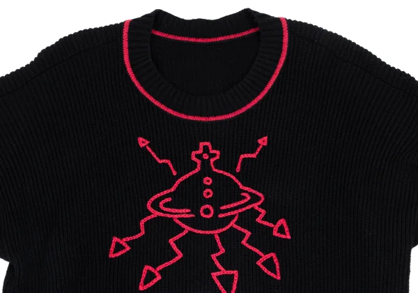 Unbranded Orb Embroidery Knit Sweater K-172376_003