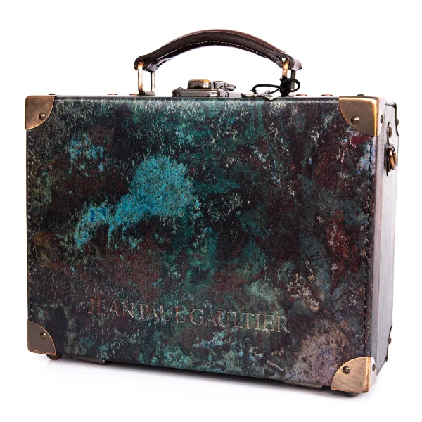 Jean Paul GAULTIER V Cyber Mini Trunk Bag Green  K-172381_001