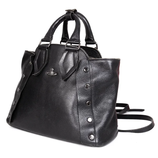 Vivienne Westwood NUROCK 2way Leather Bag Black  K-172384_001