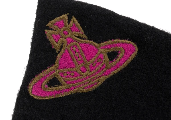 Vivienne Westwood Orb Embroidery Knit Glove K-172385_006