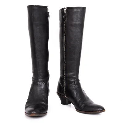 Vivienne Westwood Side Zip Leather Long Boots