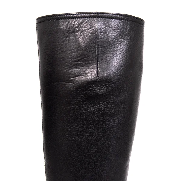 Vivienne Westwood Side Zip Leather Long Boots K-172391_008