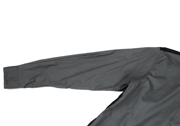 BLACK COMME des GARCONS Back Switching Cotton Long Shirt K-172393_007