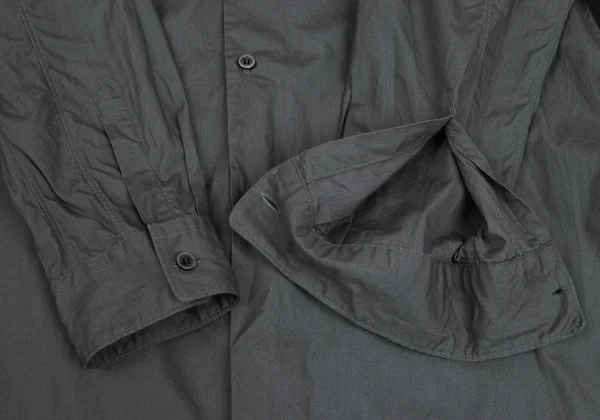 BLACK COMME des GARCONS Back Switching Cotton Long Shirt K-172393_008