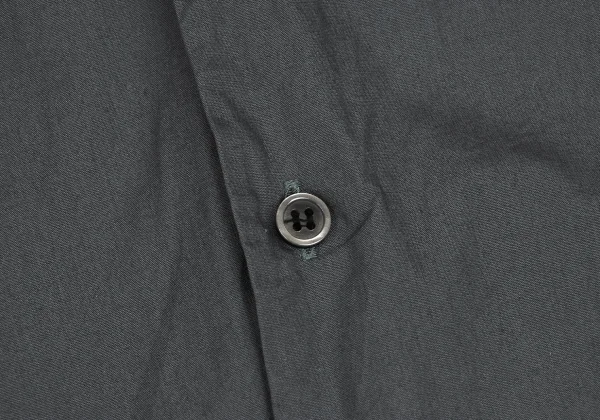 BLACK COMME des GARCONS Back Switching Cotton Long Shirt K-172393_010