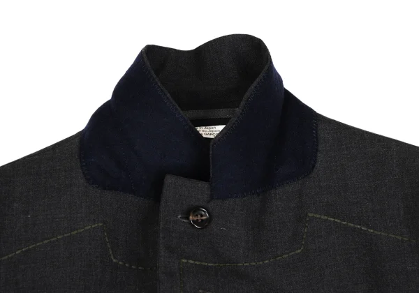 COMME des GARCONS HOMME DEUX Poly Wool Stitch Detail Jacket  K-172402_005