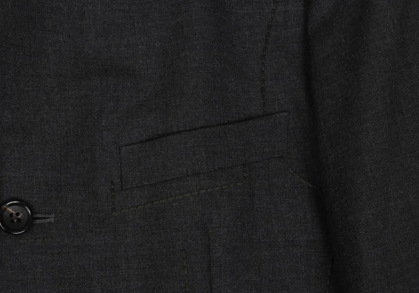 COMME des GARCONS HOMME DEUX Poly Wool Stitch Detail Jacket  K-172402_007