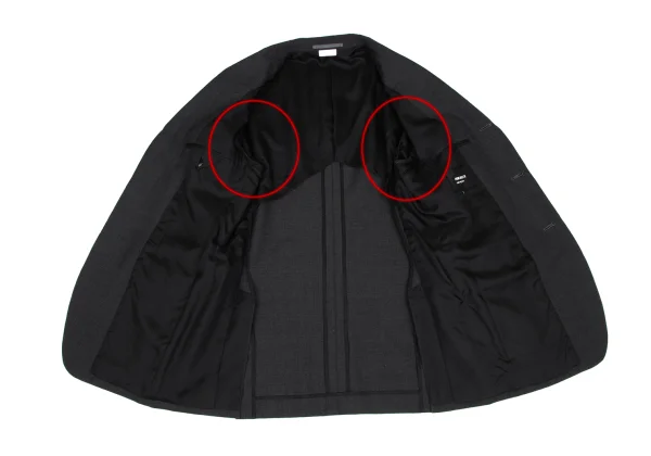 COMME des GARCONS HOMME DEUX Poly Wool Stitch Detail Jacket  K-172402_013