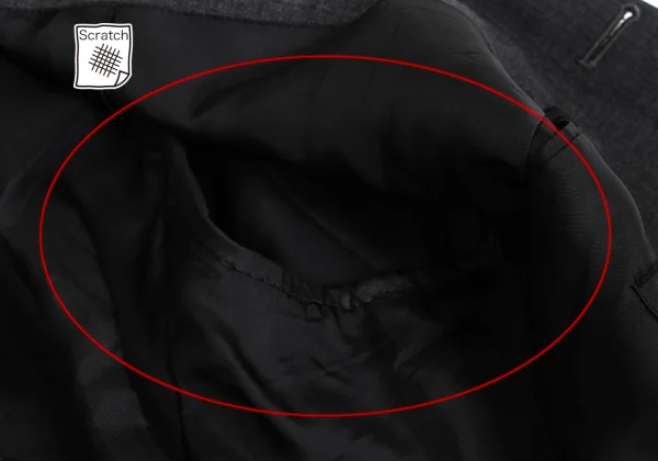 COMME des GARCONS HOMME DEUX Poly Wool Stitch Detail Jacket  K-172402_015