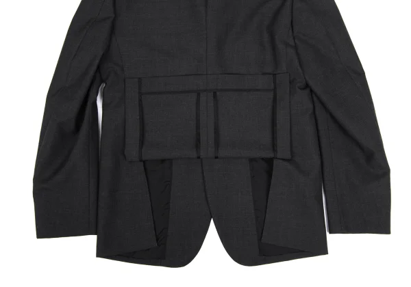 COMME des GARCONS HOMME DEUX Poly Wool Stitch Detail Jacket  K-172402_017