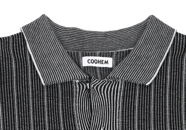 COOHEM Short Sleeve Striped Knit Shirt K-172410_003