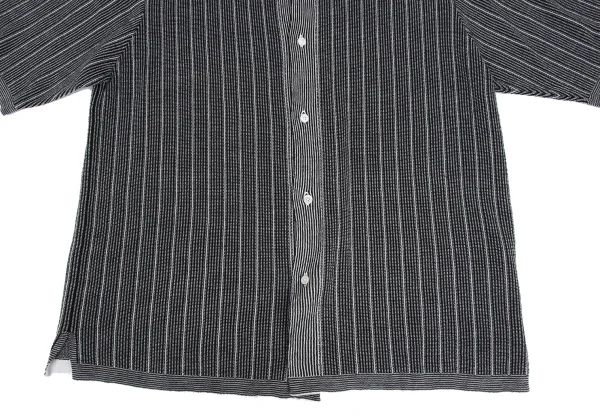 COOHEM Short Sleeve Striped Knit Shirt K-172410_006