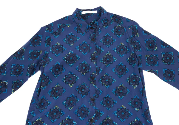 SOULEIADO Ethnic Printed Silk Shirt K-172411_003