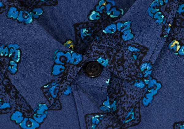 SOULEIADO Ethnic Printed Silk Shirt K-172411_005