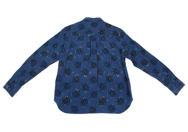 SOULEIADO Ethnic Printed Silk Shirt K-172411_011