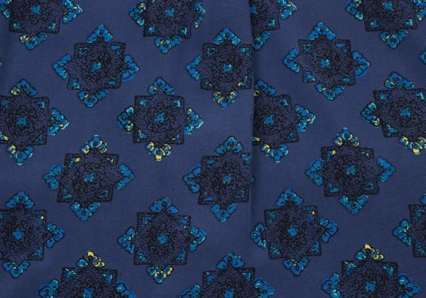 SOULEIADO Ethnic Printed Silk Shirt K-172411_012