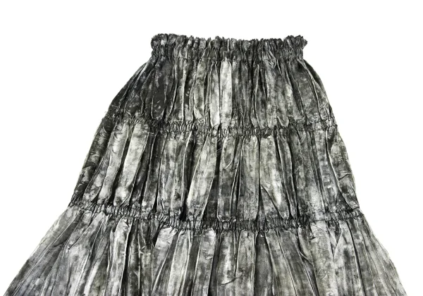 ISSEY MIYAKE Tie-dye Pleats Layered Skirt K-172417_003