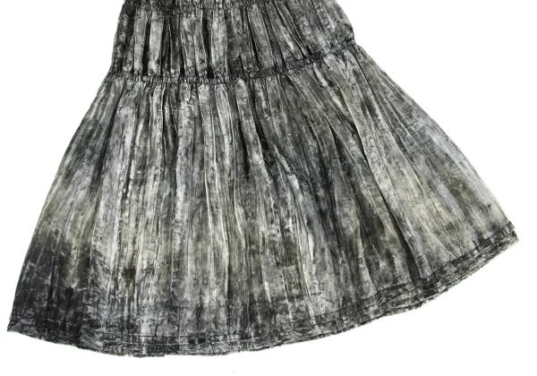 ISSEY MIYAKE Tie-dye Pleats Layered Skirt K-172417_006