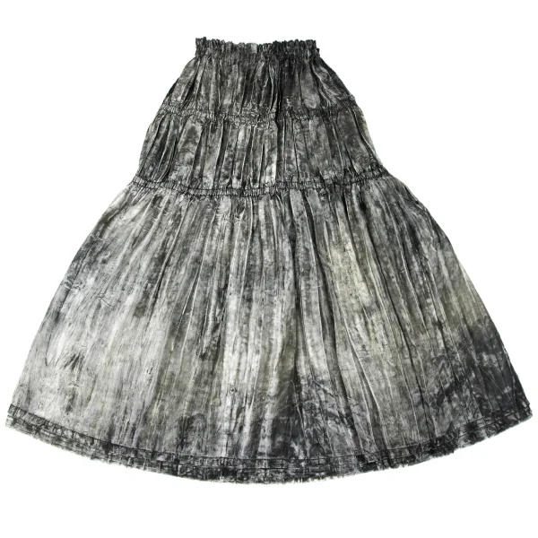 ISSEY MIYAKE Tie-dye Pleats Layered Skirt K-172417_009