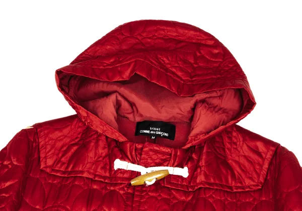 tricot COMME des GARCONS Floral Quilted Duffle Coat K-172419_004
