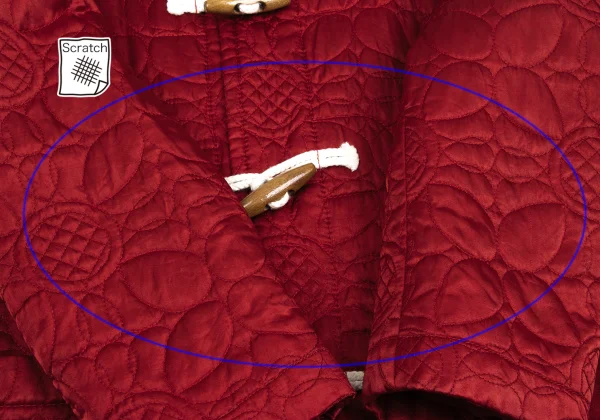 tricot COMME des GARCONS Floral Quilted Duffle Coat K-172419_008