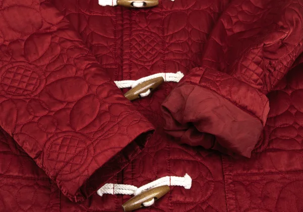 tricot COMME des GARCONS Floral Quilted Duffle Coat K-172419_009