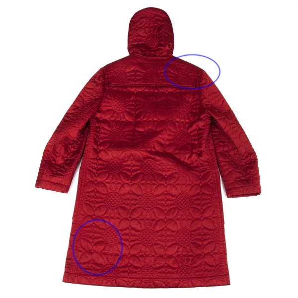 tricot COMME des GARCONS Floral Quilted Duffle Coat K-172419_014