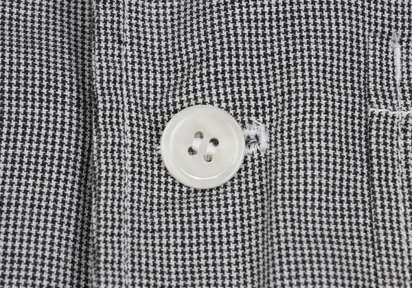 COMME des GARCONS HOMME Cotton Linen Puppy Tooth Jacket K-172421_007