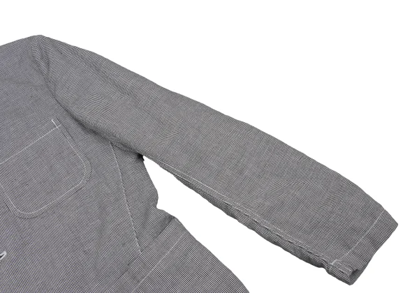 COMME des GARCONS HOMME Cotton Linen Puppy Tooth Jacket K-172421_008