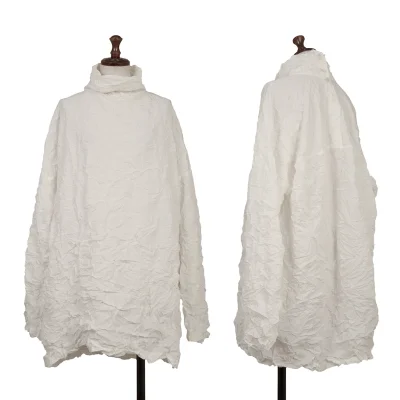 ISSEY MIYAKE Wrinkle Pleats Poly Top