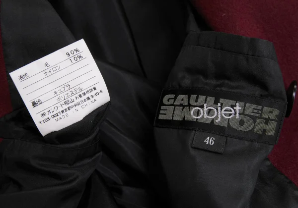 Jean Paul GAULTIER HOMME objet Wool Pea Coat K-172425_018