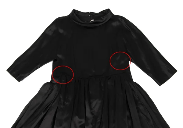 COMME des GARCONS Acetate Gather Switching Dress K-172429_003