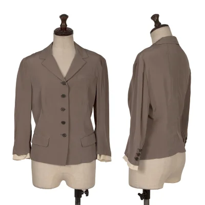 PRADA Rayon Cuffs Detachable Jacket
