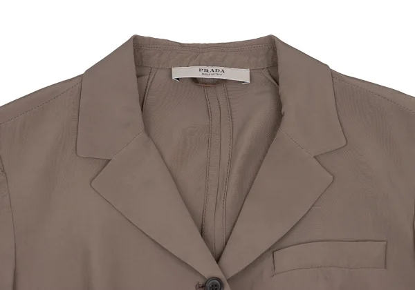 PRADA Rayon Cuffs Detachable Jacket K-172430_004