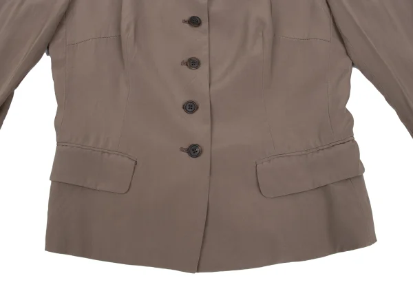 PRADA Rayon Cuffs Detachable Jacket K-172430_010