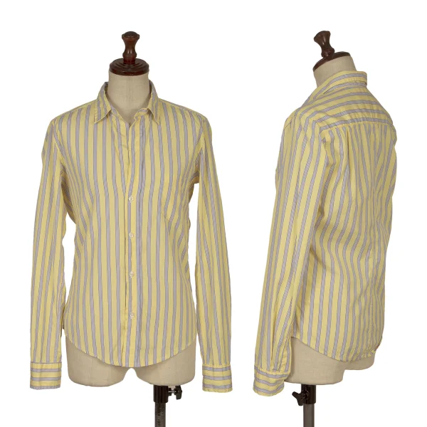 Frank & Eileen Cotton Striped Shirt Yellow,Blue XXS K-172432_001