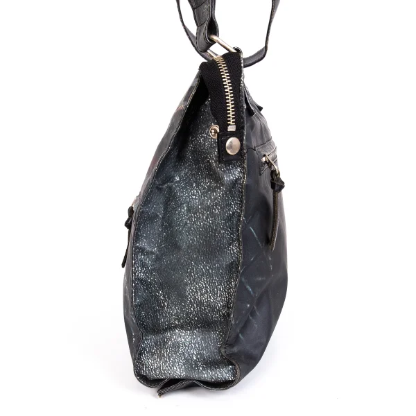 Jean Paul GAULTIER Motorcycle Jacket Printed Shoulder Bag K-172434_004