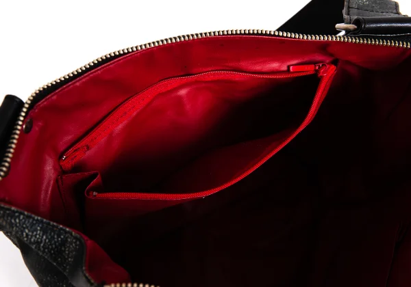 Jean Paul GAULTIER Motorcycle Jacket Printed Shoulder Bag K-172434_019