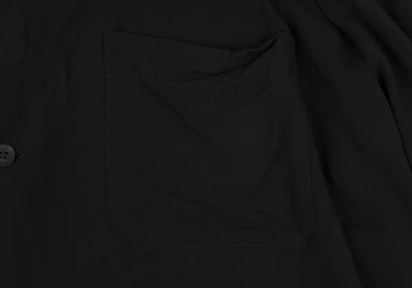 BLACK Scandal Yohji Yamamoto Rayon Message Print Shirt K-172436_008