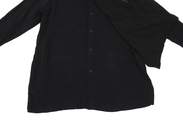 BLACK Scandal Yohji Yamamoto Rayon Message Print Shirt K-172436_015
