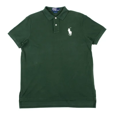 POLO by Ralph Lauren Piqué Mid-Height Ponytail Embroidery Polo Shirt