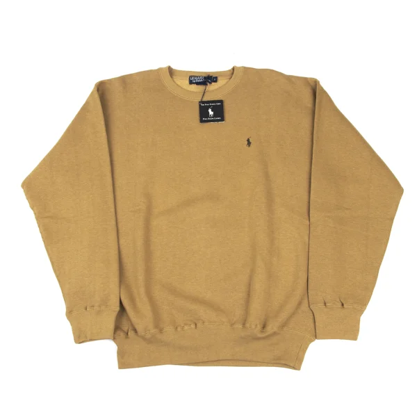 POLO by Ralph Lauren Cotton Pony Embroidery Brushed Lining Sweat Shirt Beige S K-172446_001