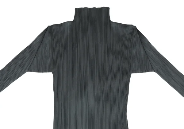 PLEATS PLEASE Pleated High-neck Long Sleeve Top K-172448_003
