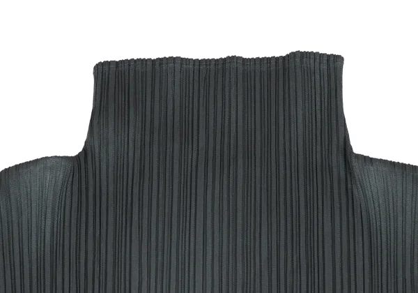 PLEATS PLEASE Pleated High-neck Long Sleeve Top K-172448_004