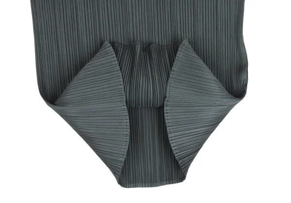 PLEATS PLEASE Pleated High-neck Long Sleeve Top K-172448_008