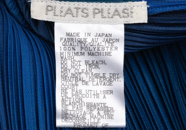 PLEATS PLEASE Multi Panel Print High-neck T-shirt K-172451_013